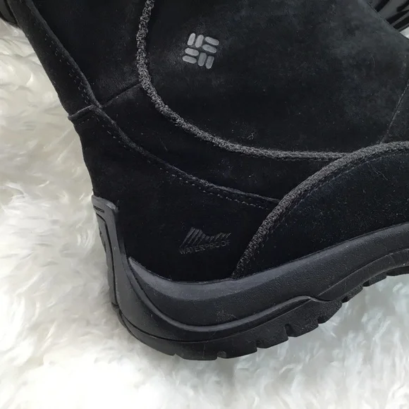 COLUMBIA TERAVAL BLACK WATERPROOF BOOTS 9.5 - Picture 8 of 9